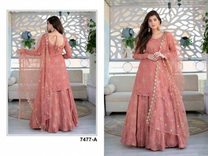 7477 Master Color Wedding Salwar Suits Catalog